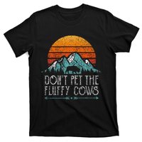 Do Not Pet The Fluffy Cows Funny Bison Buffalo T-Shirt