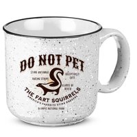 Do Not Pet The Fart Squirrels Skunk National Park 15oz Campfire Ceramic Mug