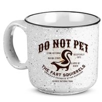 Do Not Pet The Fart Squirrels Skunk National Park 15oz Campfire Ceramic Mug