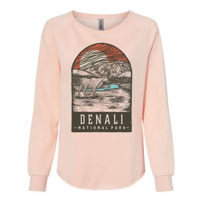 Denali National Park Womens California Wash Sweatshirt