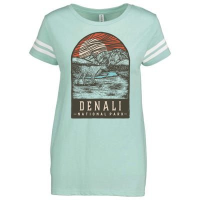 Denali National Park Enza Ladies Jersey Football T-Shirt