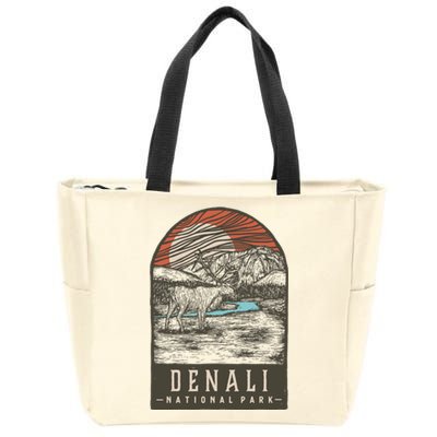 Denali National Park Zip Tote Bag