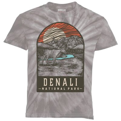 Denali National Park Kids Tie-Dye T-Shirt