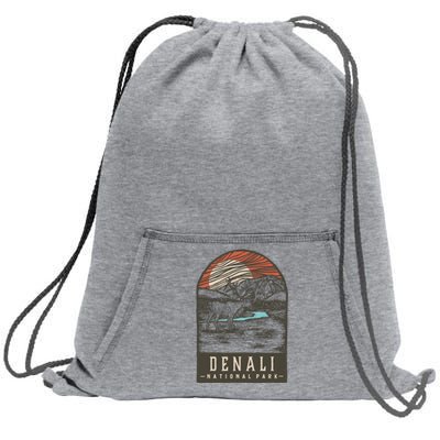 Denali National Park Sweatshirt Cinch Pack Bag