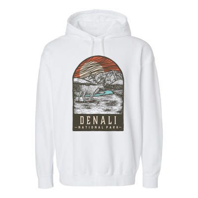 Denali National Park Garment-Dyed Fleece Hoodie