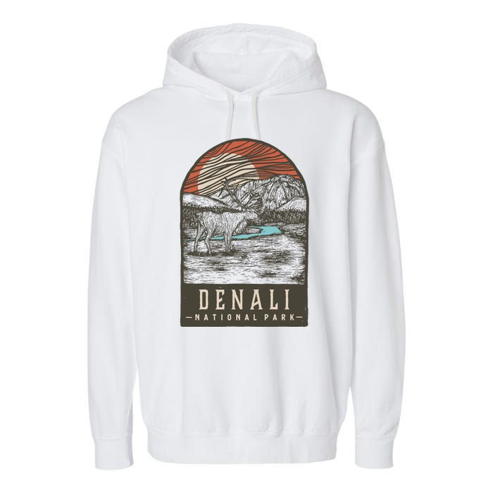 Denali National Park Garment-Dyed Fleece Hoodie