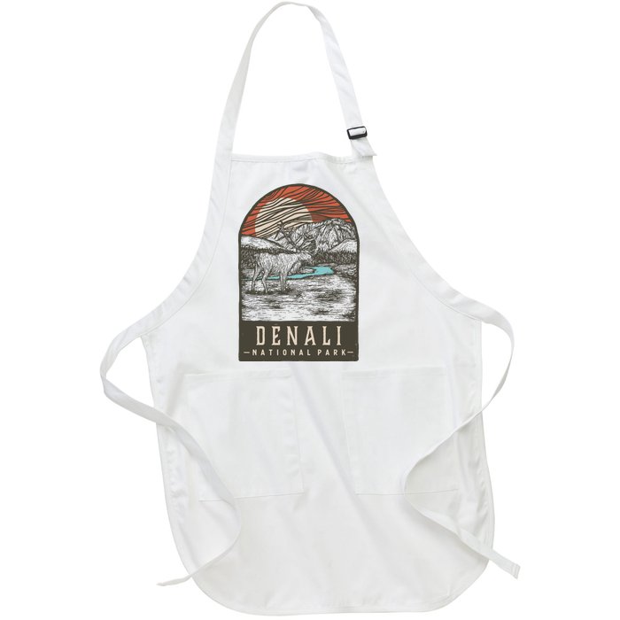 Denali National Park Full-Length Apron With Pockets