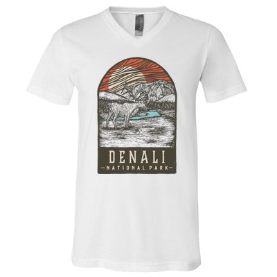 Denali National Park V-Neck T-Shirt