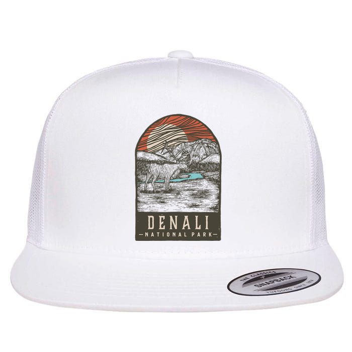 Denali National Park Flat Bill Trucker Hat