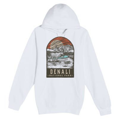 Denali National Park Premium Pullover Hoodie