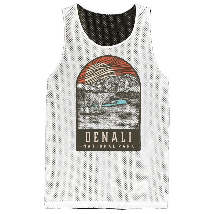 Denali National Park Mesh Reversible Basketball Jersey Tank