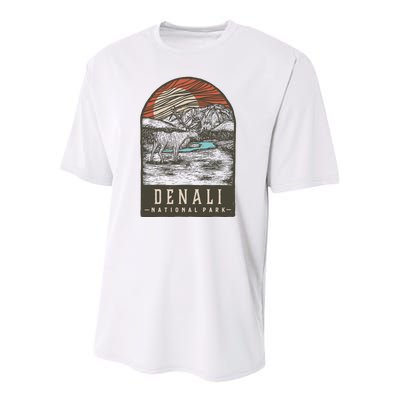 Denali National Park Youth Performance Sprint T-Shirt