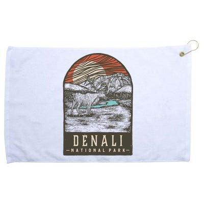 Denali National Park Grommeted Golf Towel