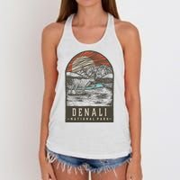 Denali National Park Women's Knotted Racerback Tank