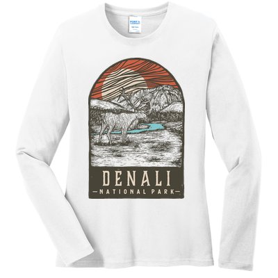Denali National Park Ladies Long Sleeve Shirt