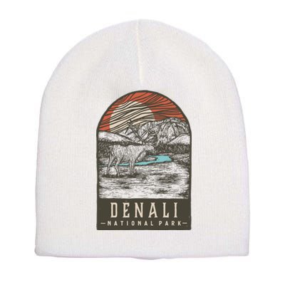 Denali National Park Short Acrylic Beanie