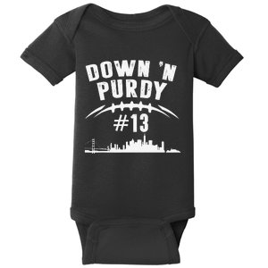 Down 'N Purdy Mr Irrelevant San Francisco 262 Brock 13 Baby Bodysuit