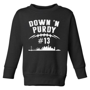 Down 'N Purdy Mr Irrelevant San Francisco 262 Brock 13 Toddler Sweatshirt