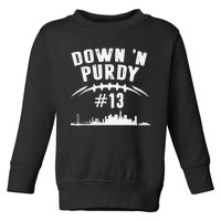 Down 'N Purdy Mr Irrelevant San Francisco 262 Brock 13 Toddler Sweatshirt