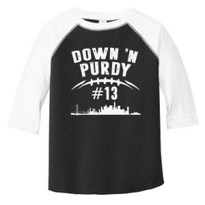 Down 'N Purdy Mr Irrelevant San Francisco 262 Brock 13 Toddler Fine Jersey T-Shirt