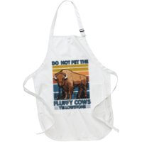 Do Not Pet The Fluffy Cows Buffalo & Bison Yellowstone Park Apron