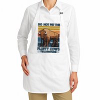 Do Not Pet The Fluffy Cows Buffalo & Bison Yellowstone Park Apron
