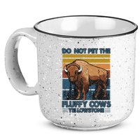 Do Not Pet The Fluffy Cows Buffalo & Bison Yellowstone Park 15oz Campfire Ceramic Mug