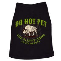 Do Not Pet The Fluffy Cows South Dakota Quote Funny Bison Doggie Tank