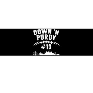 Down 'N Purdy Mr Irrelevant San Francisco 262 Brock #13 Bumper Sticker