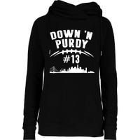 Down 'N Purdy Mr Irrelevant San Francisco 262 Brock #13 Womens Funnel Neck Pullover Hood