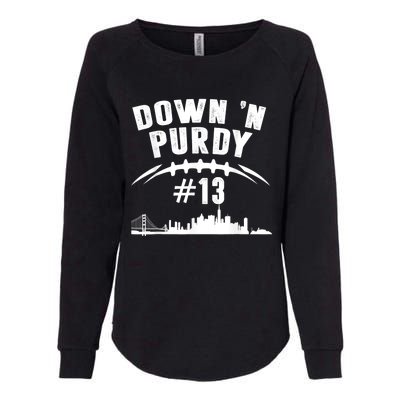 Down 'N Purdy Mr Irrelevant San Francisco 262 Brock #13 Womens California Wash Sweatshirt