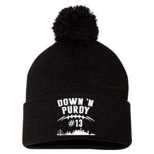 Down 'N Purdy Mr Irrelevant San Francisco 262 Brock #13 Pom Pom 12in Knit Beanie