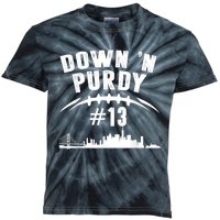 Down 'N Purdy Mr Irrelevant San Francisco 262 Brock #13 Kids Tie-Dye T-Shirt