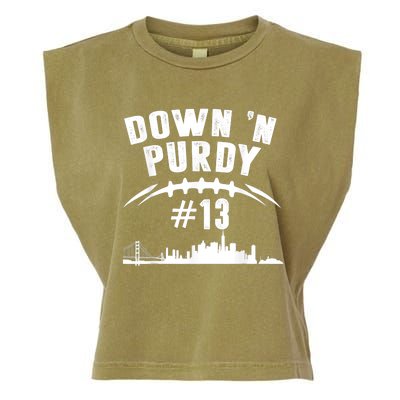 Down 'N Purdy Mr Irrelevant San Francisco 262 Brock #13 Garment-Dyed Women's Muscle Tee