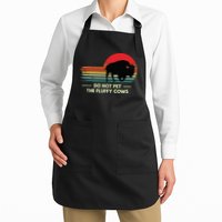 Do Not Pet The Fluffy Cows Bison Lover Apron