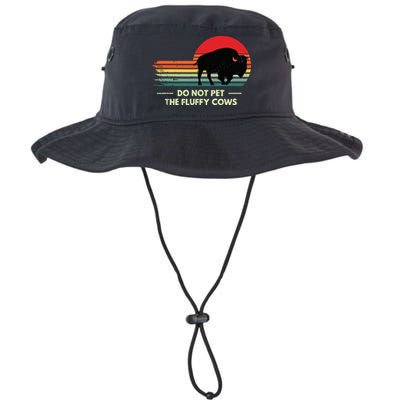 Do Not Pet The Fluffy Cows Bison Lover Bucket Hat