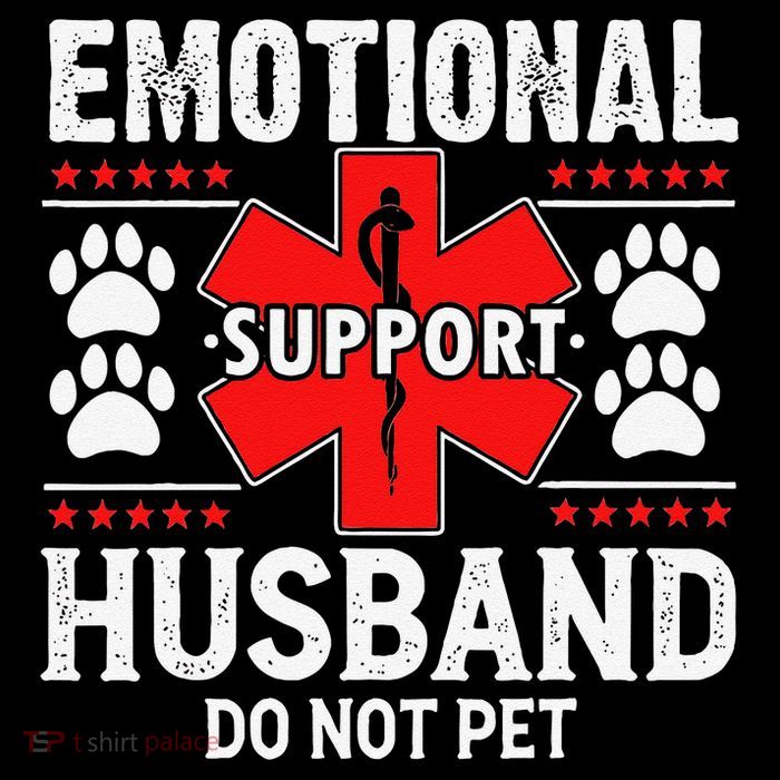 Do Not Pet Emotional Support Husband Funny Couple Retro Bucket Hat