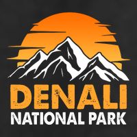 Denali National Park 7 Panel Mesh Trucker Snapback Hat