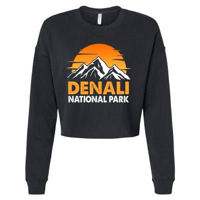 Denali National Park Cropped Pullover Crew