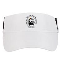 Do Not Pet The Fluffy Cows Yellowstone National Park Adult Drive Performance Visor