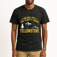 Do Not Pet The Fluffy Cows Buffalo & Bison Yellowstone Park Tall T-Shirt