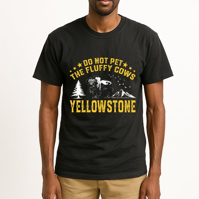 Do Not Pet The Fluffy Cows Buffalo & Bison Yellowstone Park Tall T-Shirt