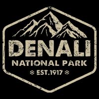 Denali National Park Alaska Mountains Nature Drawstring Bag