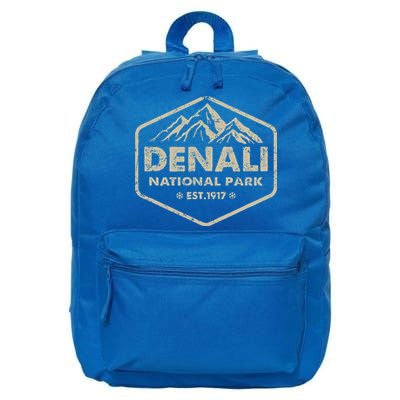 Denali National Park Alaska Mountains Nature 16 in Basic Backpack