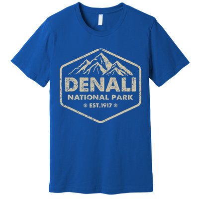 Denali National Park Alaska Mountains Nature Premium T-Shirt
