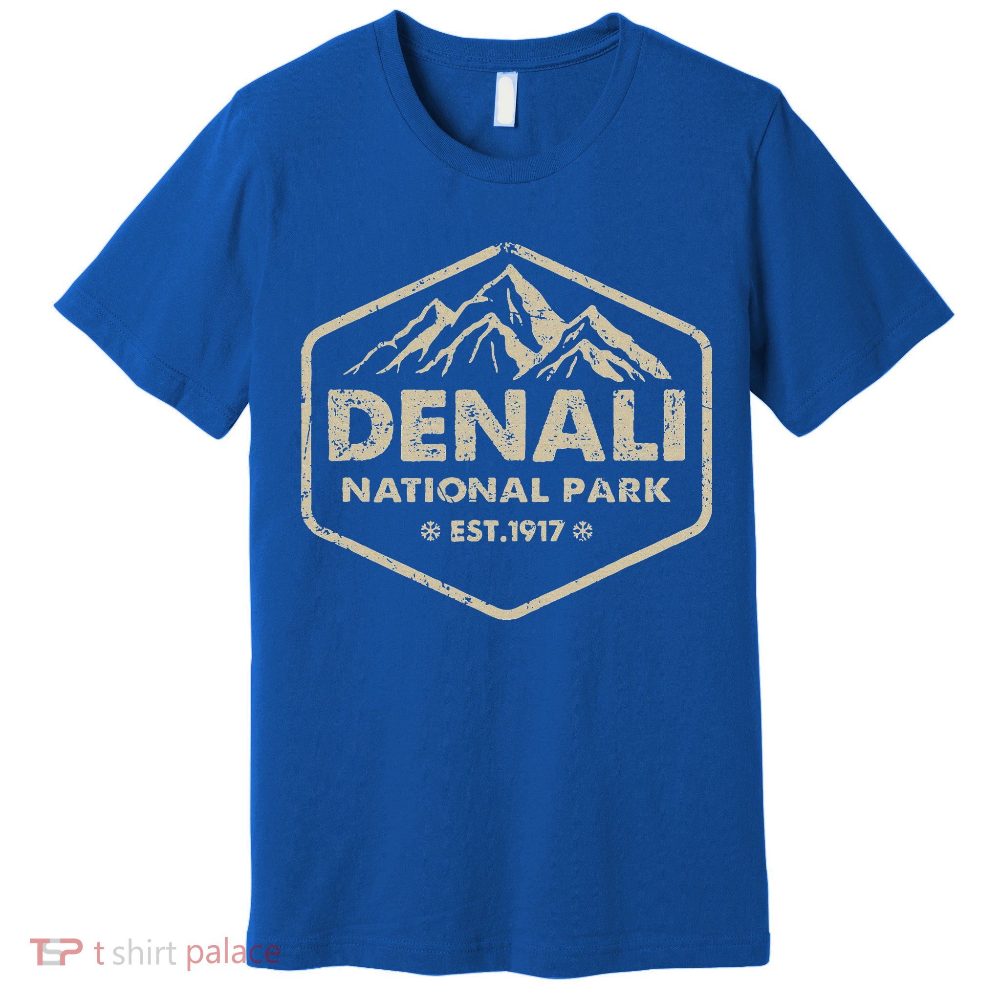 Denali National Park Alaska Mountains Nature Premium T-Shirt