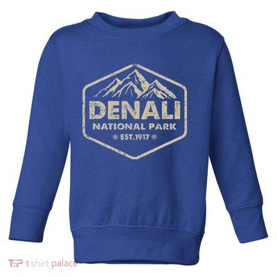 Denali National Park Alaska Mountains Nature Toddler Sweatshirt