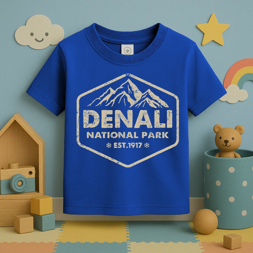 Denali National Park Alaska Mountains Nature Toddler T-Shirt