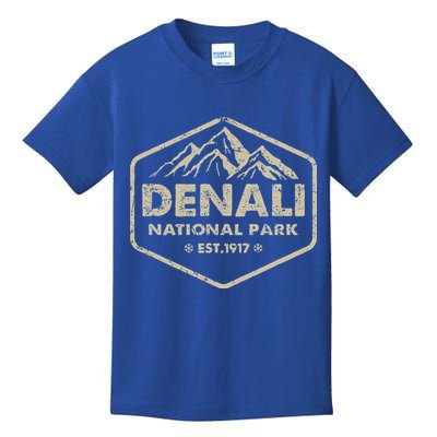 Denali National Park Alaska Mountains Nature Kids T-Shirt
