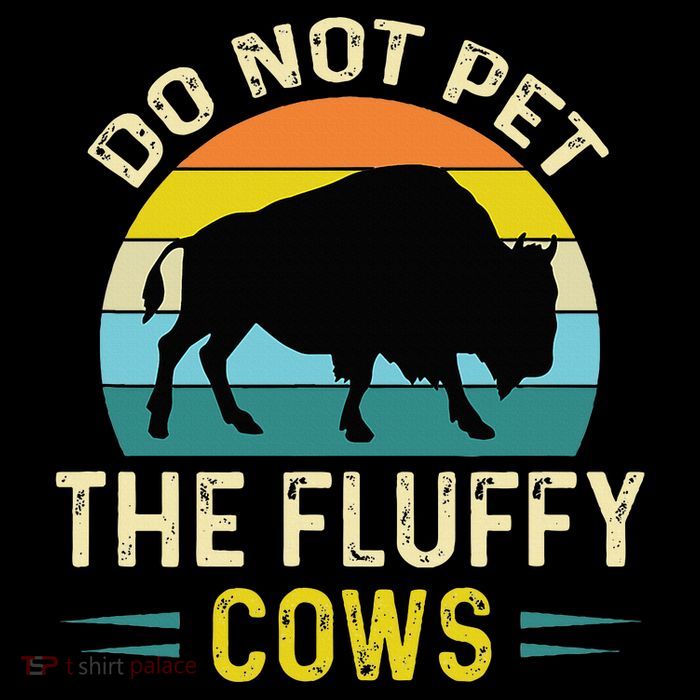 Do Not Pet the Fluffy Cows Funny Bison Yellowstone Park Wool Snapback Cap